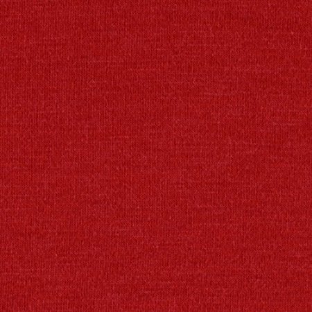 Organic Cotton Sweatshirt Fleece Poinsettia Red Fabric By The Yard