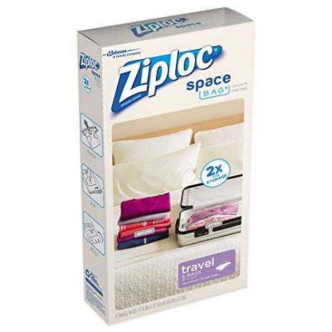 Ziploc Space Bag 6 Pack Travel Bag