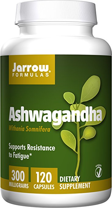 Jarrow Formulas Ashwagandha 300 Mg Capsules - 120 Count