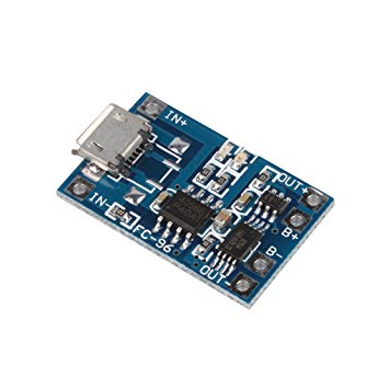 JBtek 1A Lithium Battery Charging Board Lipo Charger Module DIY Micro USB Port with Surge Protection
