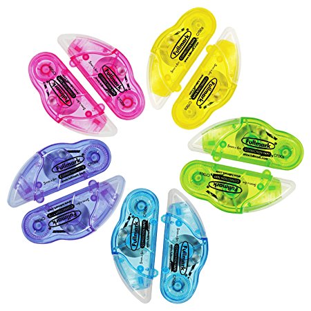 Fullmark Model D Correction Tape, 0.2" X 236 Inches each, 10-pack