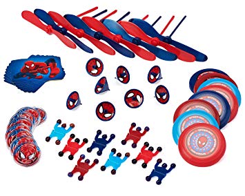 American Greetings Spider-Man Party Favor Pack, Value Pack, Party Supplies