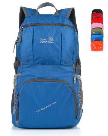 LARGE35L! Outlander Packable Handy Lightweight Travel Hiking Backpack Daypack Lifetime Warranty
