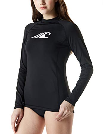 Tesla Women's UPF 50 Swim Shirt Rashguard Short/Long Sleeve FSR Series