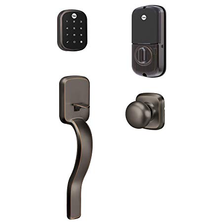 Yale Assure Lock SL, Wi-Fi and Bluetooth Deadbolt with Ridgefield Handleset - Works with Amazon Alexa, Google Assistant and HomeKit