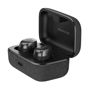 Sennheiser MOMENTUM True Wireless 4 with Bluetooth5.4 and future-ready AURACAST technology, Qualcomm aptX Lossless CD-quality audio, Intelligent Adaptive ANC, Qi fast charge, German brand-2yr warranty