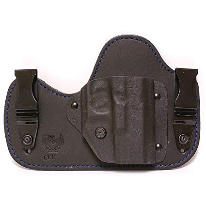 Flashbang Holsters Prohibition Series Capone Holster fits LC9/LC 380, Right Hand, Black/Blue