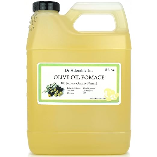 Dr Adorable 32 OZ Organic Olive Pomace Oil Cold Pressed Pure Premium