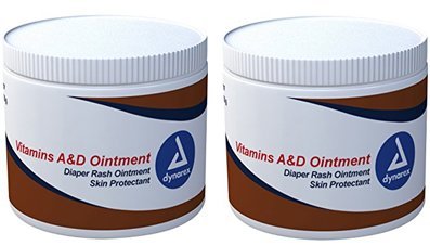 Dynarex Vitamins A & D Ointment, 15 oz Jar (2)