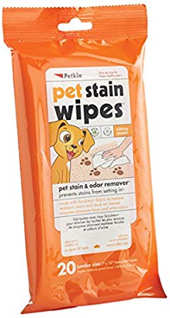 Petkin Pet Stain Wipes - 20 count