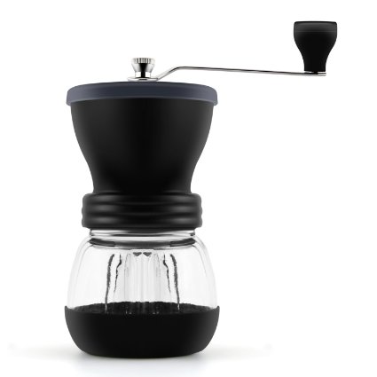 DECEN Manual Coffee Grinder Premium Ceramic Burr Hand Crank Grinder with Large Coffee Mill for Espresso Bean