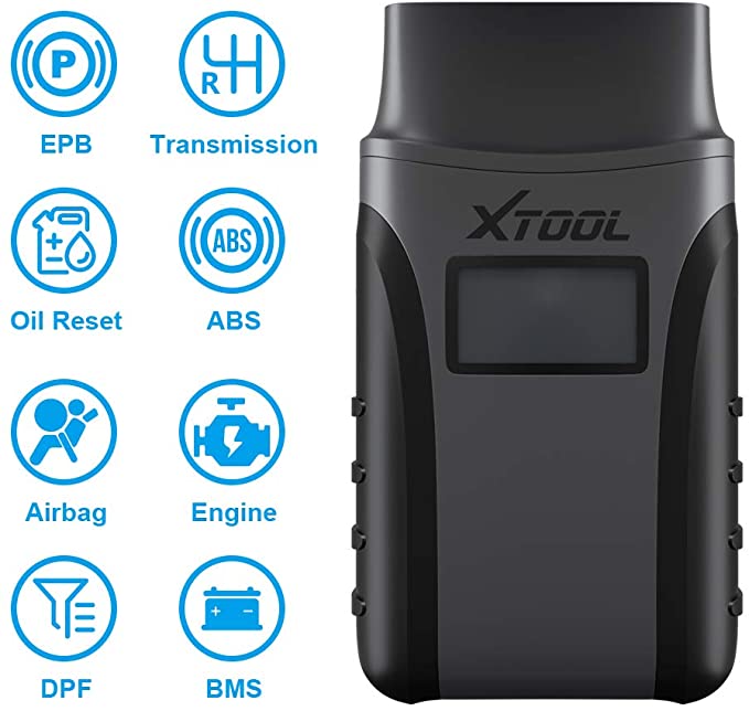 XTOOL OBDII Code Reader Anyscan A30 Full System Diagnosis for ABS, SRS, Engine, Transmission, EPB with iPhone/iPad and Android (A30)