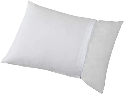 Bed Bug Blocker All-In-One Quiet Water Resistant Zip-Up Pillow Protectors to Help Protect Against Bugs, Dust Mites, and Allergens, Standard / Queen, 2-Pack