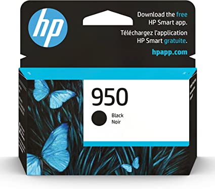 Original HP 950 Black Ink Cartridge | Works with HP OfficeJet 8600, HP OfficeJet Pro 251dw, 276dw, 8100, 8610, 8620, 8630 Series | Eligible for Instant Ink | CN049AN