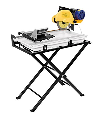 60020SQ 24-Inch Dual Speed Tile Saw with Water Pump and Folding Stand