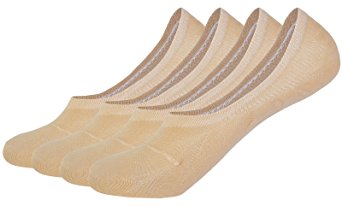 Colrovie Women's Casual No Show Socks Loafers Non Slip Boat Liners Invisible Sock Pack of 4/10