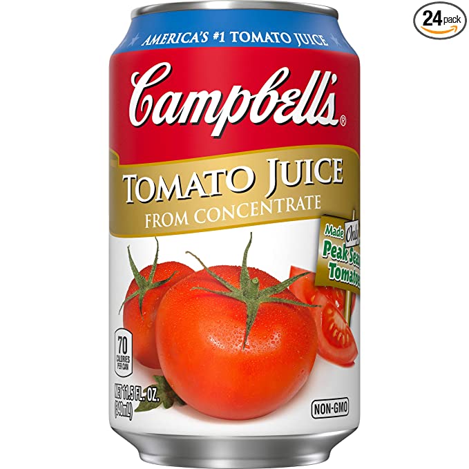 Campbell's Tomato Juice, 11.5 oz. Can (Pack of 24)