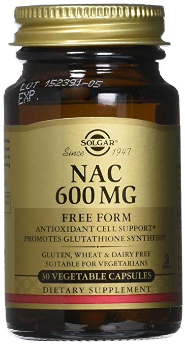 Solgar – NAC 600 mg, 30 Vegetable Capsules