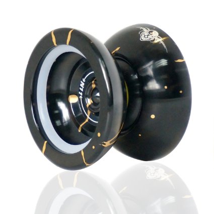 MAGICYOYO N11 with Weight Ring Alloy Aluminum Professional Yo-yo Yoyo Toy Black With Golden