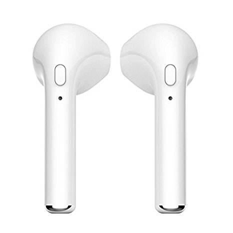 Bluetooth Earbuds, Wireless Headphones headsets Stereo In-ear Earpieces Earphones for Apple airpods iPhone X / 8 / 8 Plus/ 7/ 7 plus/ 6/ 6s plus (White)