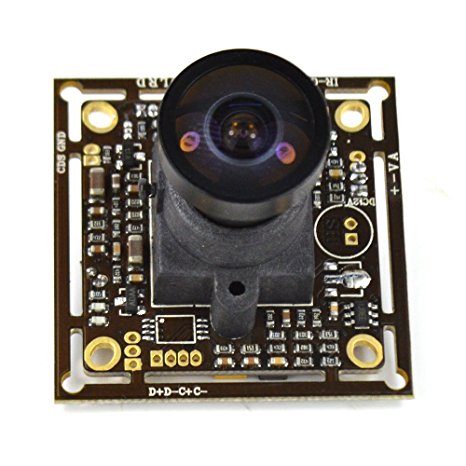 CCD HD 700TVL 2.1mm Wide Angle Lens Mini FPV PCB Board Camera Home Security