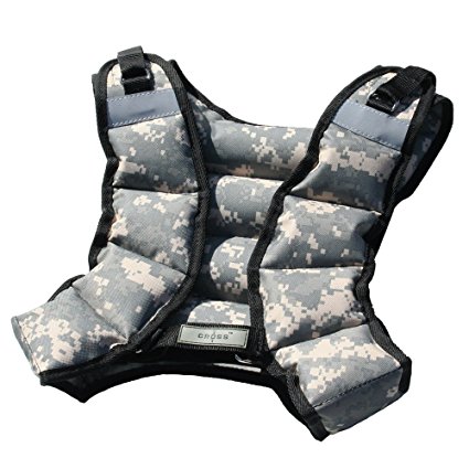 Cross101 - 12lbs Weighted Vest Camouflage Workout Weight Vest Training Fitness Unisex-new!
