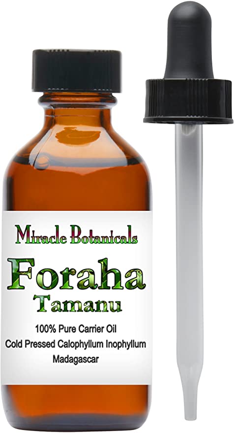 Miracle Botanicals Tamanu Oil (Foraha) - 100% Pure Calophyllum Inophyllum - Therapeutic Grade - 60ml/2oz.