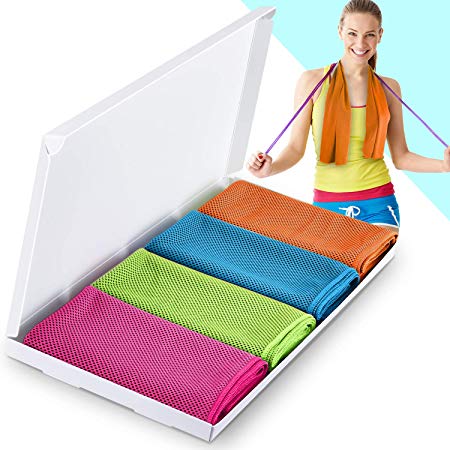 Vancle Cooling Towels, Cooling Towel for Instant Cooling Relief in Hot Environment, Ice Towels Stay Cool for Sports and Fitness