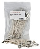 CandleScience 50 Piece Natural Candle Wick Large