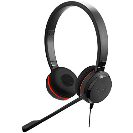 Jabra Evolve 30 UC Stereo Headset, Black (5399-829-209)