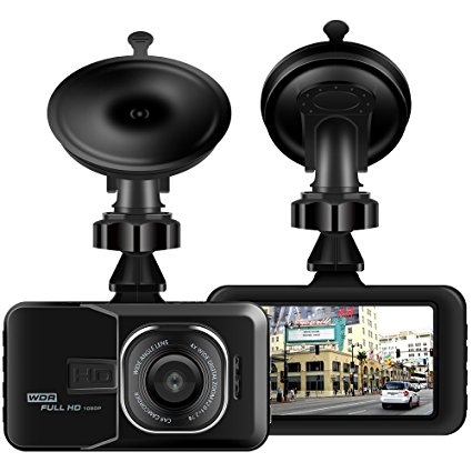 Dash Cam D01 3.0" FHD Screen Car dashboard Camera Vehicle 170 Degree Wide Angle DVR On-Dash Video Recorder Camcorder Support G-Sensor Night Vision Parking Guard Loop Recording