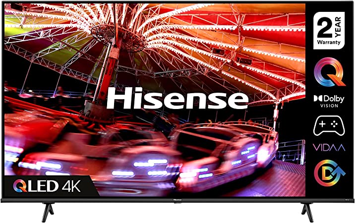 Hisense 43E77HQTUK QLED Gaming Series 43-inch 4K UHD Dolby Vision HDR Smart TV with YouTube, Netflix, Disney   Freeview Play and Alexa Built-in, Bluetooth and WiFi, TUV Certificated (2022 NEW)