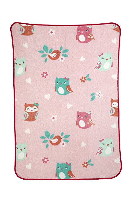 Carter's Too Cute To Hoot Allover Printed Blanket