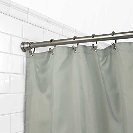 Splash Home Shower Curtain Rod, extendable 42” - 72” Inches, Antique Pewter