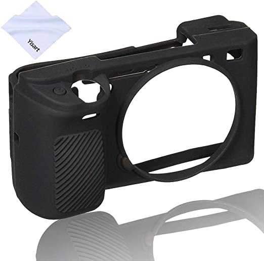 Yisau Sony A6000 case Camera Housing Case, Professional Silicion Rubber Camera Case Cover Detachable Protective for Sony A6000 Digital Camera (Black)