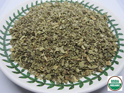 Organic Mullein Leaf - Dried Verbascum thapsus Loose Tea from 100% Nature (4 oz)