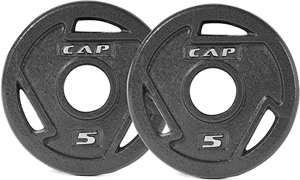 CAP Barbell 2-Inch Olympic Grip Plate, Various Sizes