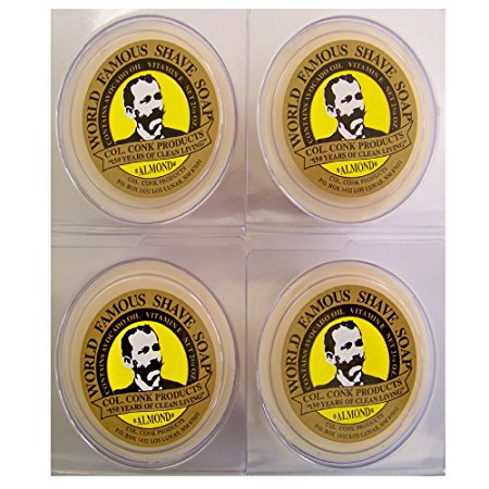 Col. Ichabod Conk Glycerin Soap (Almond 4 Pack)