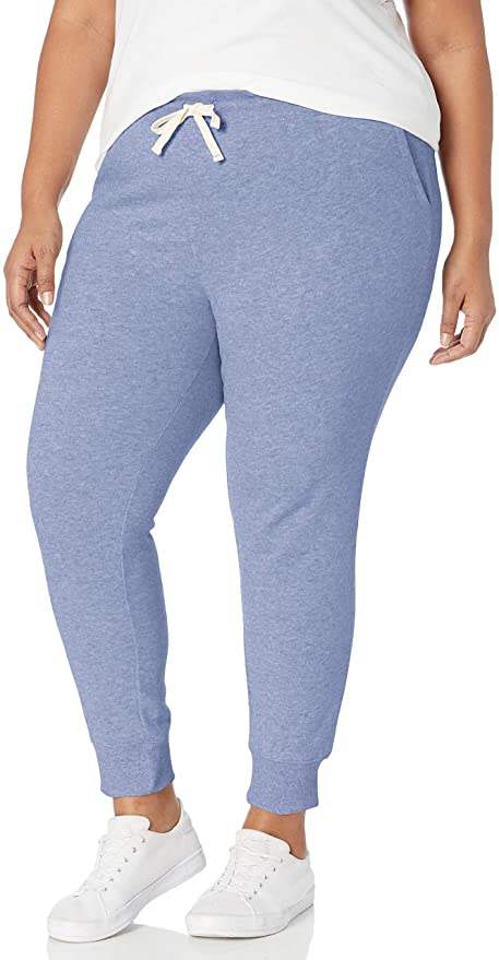 Amazon Essentials Women's Plus Size French Terry Fleece Jogger Sweatpant