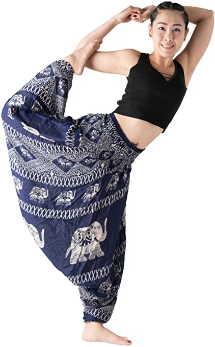B BANGKOK PANTS Harem Pants Women's Hippie Bohemian Yoga Boho Pants