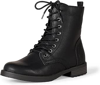 Amazon Essentials Women's Lace-Up Combat Boot