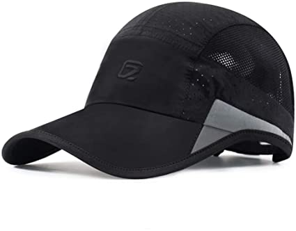 GADIEMKENSD Unstructured Reflective Breathable Sports Cap 22.4-23.6 inches