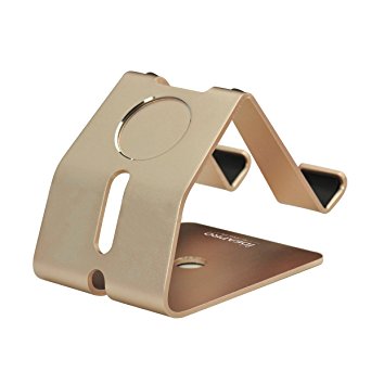 IDEAPRO ® 3 in 1 New Version Universal iPhone or iPad and Apple Watch Charging Stand [Rose Gold]
