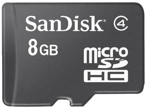 SanDisk 8GB microSD High Capacity (microSDHC) Card - (Class 4) - 8 GB