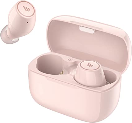 Edifier TWS1 PRO True Wireless Earbuds - Bluetooth V5.2 - AptX-Adaptive - Qualcomm CVC TM 8.0 Noise Cancellation - 42H Playtime - IP65 Waterproof - USB C - Built-in Dual Microphones -Pink