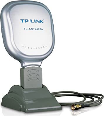 TP-LINK TL-ANT2406A 2.4GHz 6dBi Indoor Directional Antenna, 802.11n/b/g, RP-SMA Male connector, Wall Mount/Desktop