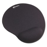 Innovera Mouse Pad gel wrist rest combo 1035 x 882 263 x 224 cm black color