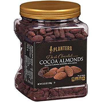Planters Cocoa Almonds, Dark Chocolate Flavor, 37 Ounce