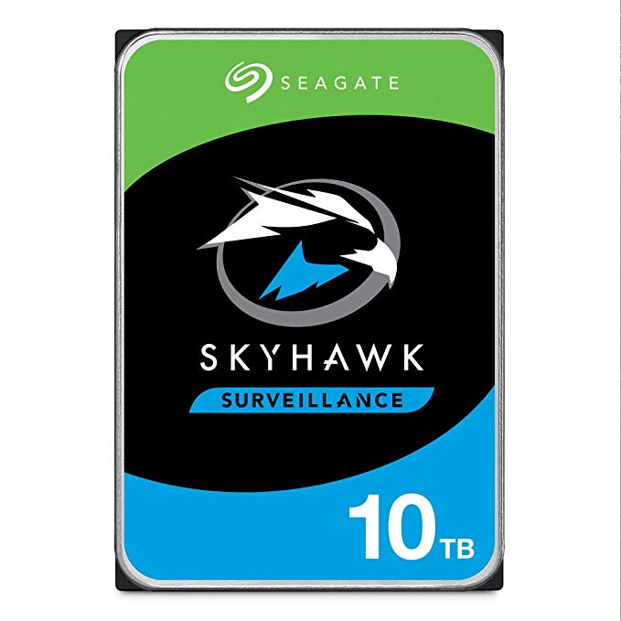 Seagate Skyhawk 10TB Surveillance Internal Hard Drive HDD – 3.5 Inch SATA 6Gb/s 256MB Cache for DVR NVR Security Camera System with Drive Health Management – Frustration Free Packaging (ST10000VX0004)