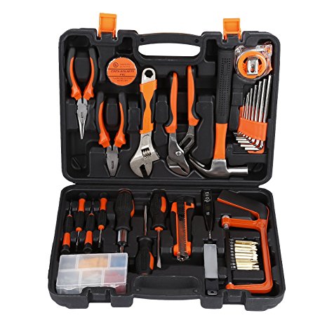 Tool Kit, LESHP 100pcs Precision DIY Home Household Kits Tool Set with Combination Pliers in Box Case